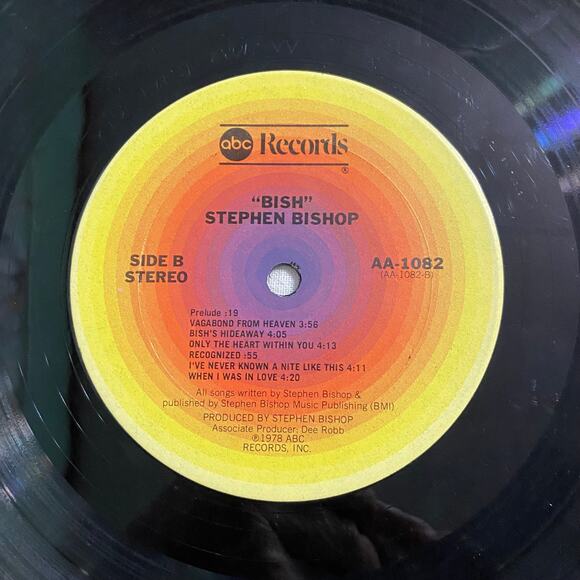 Vtg Lot 2 Stephen Bishop Careless Bish Record ABC 1970s Adult Contemporary - Picture 10 of 11